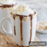 Creamy Cashew Coconut Hot Chocolate 8 Cashew Coconut Hot Chocolate Recipe - thick and creamy and full of flavor!