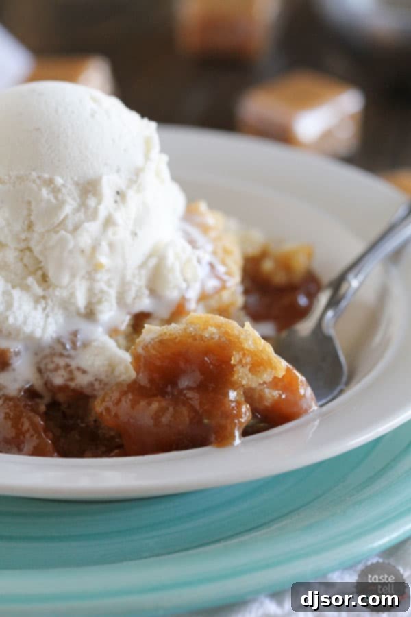 Easy Everyday Gooey Slow Cooker Caramel Blondies 5 A decadent and easy slow cooker dessert, Gooey Slow Cooker Caramel Blondies, ready to be enjoyed.