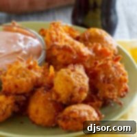 Golden Sweet Potato Tots with Velvety Ketchup 5 Sweet Potato Tots on a plate, with a bowl of creamy ketchup next to it, ready to be enjoyed.