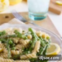 Bright Lemon Cream Pasta with Asparagus and Peas 5 A vibrant Lemon Cream Sauce Pasta with Asparagus and Peas