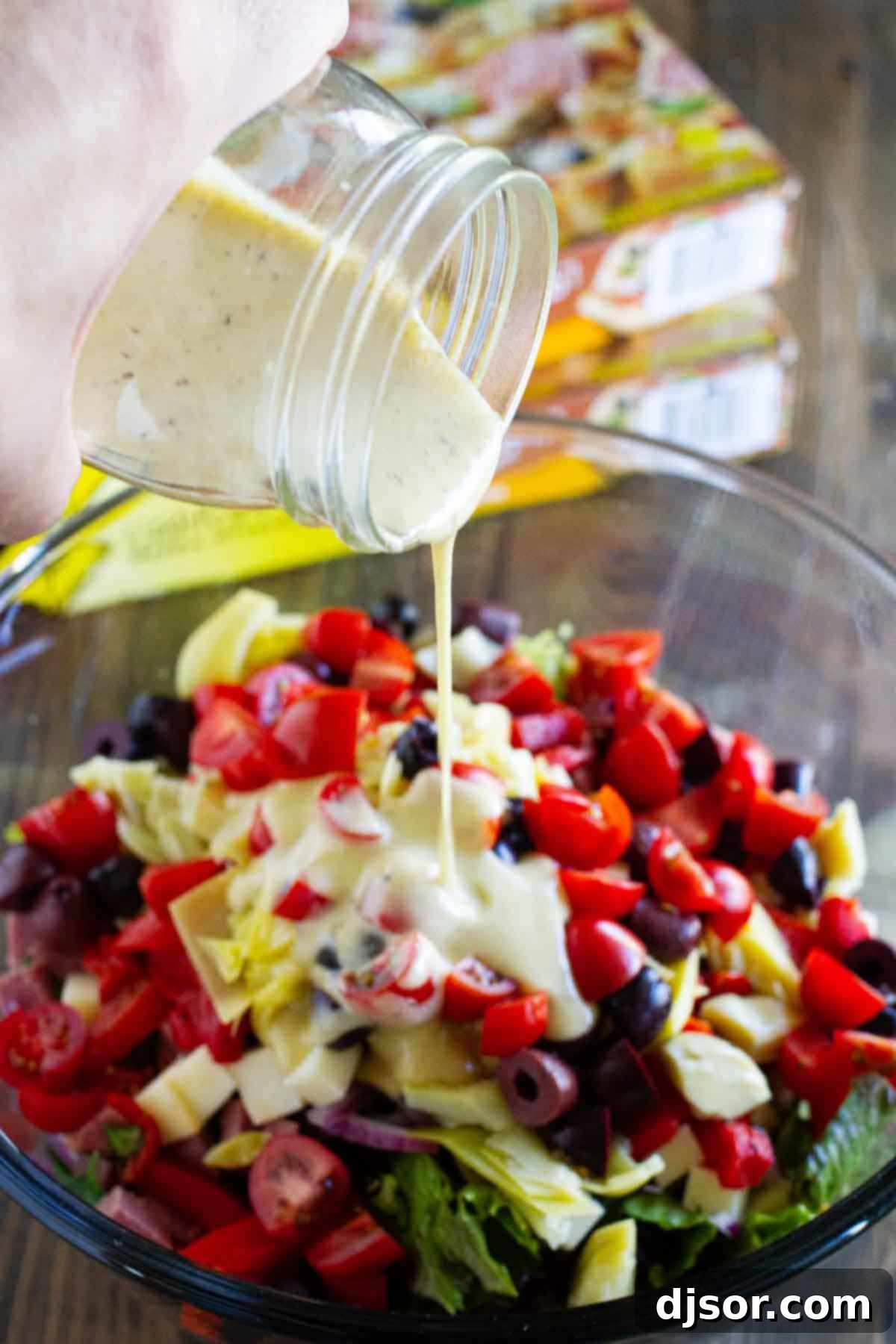 Whip Up Your Own Easy Italian Salad Dressing Easy Homemade Italian Salad Dressing for Antipasto Salad.