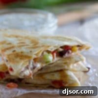 Grecian Melts 2 All of your favorite Greek flavors in a cheesy tortilla! These Greek Quesadillas are great for lunch or an easy vegetarian dinner.