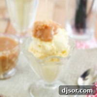 Sweet Corn Ice Cream with Salted Caramel