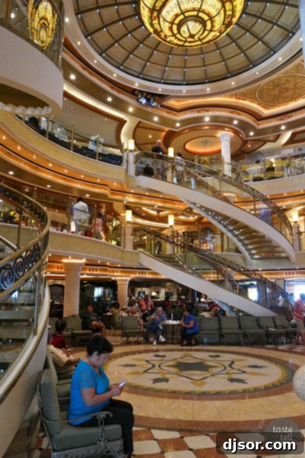 Ruby Princess Royal Voyage 19 Scenic view from a Ruby Princess deck, capturing the expansive ocean.
