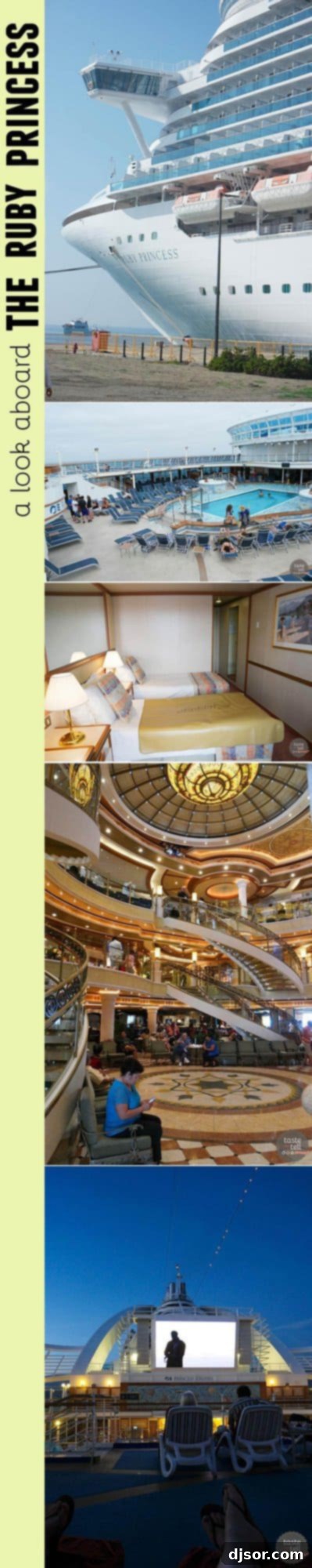 Ruby Princess Royal Voyage 27 Ruby Princess cruising at sea, majestic and grand, showcasing the elegance of Princess Cruises.