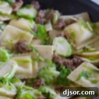 Effortless Sausage and Brussels Sprout Ravioli 6 Easy Ravioli with Sausage and Brussels Sprouts