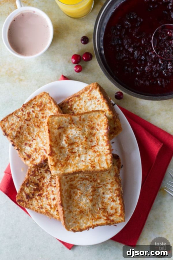 Fresh cranberries waiting to be transformed into a delectable syrup, highlighting the seasonal inspiration behind this plant-based French Toast.