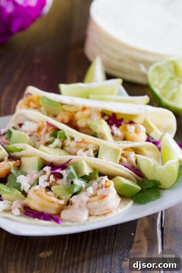 Upgrade Your Taco Night: 22 Irresistible Taco Recipes 10 Dinner in a hurry - Chipotle Lime Shrimp Tacos.