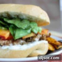 Golden Georgia Peach Chicken Sandwich 5 Chicken sandwiches topped with jalapenos and peaches.