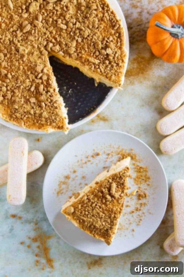 Autumn Pumpkin Delight: A Tiramisu Twist 4 So easy and family friendly, this Pumpkin Tiramisu is a fun way to change up your holiday baking. With pumpkin, apple and gingersnap flavors, you can’t go wrong!