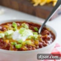 Flatlander Chili Recipe - filled with lots of meat and beans.
