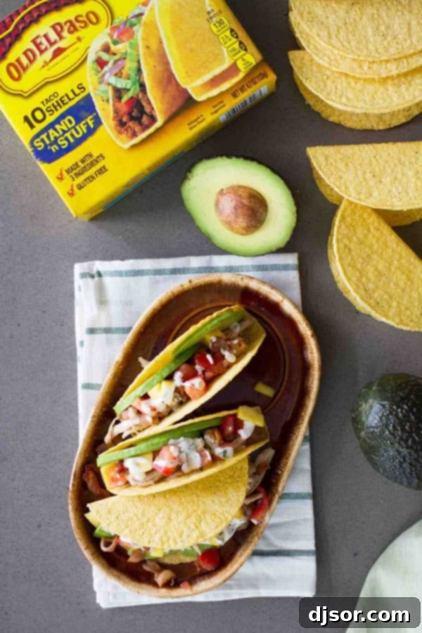 Taco Tuesday gets a makeover with these Chicken Club Tacos that have all the flavors of a chicken club sandwich in a taco shell.