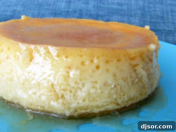 Tropical Coconut Flan 2 Coconut Cream Flan