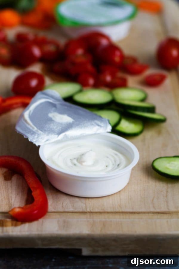 Using Ranch as a rice cake topper