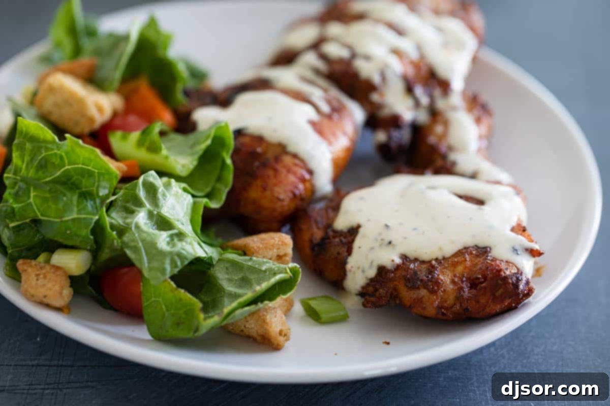 Tangy Alabama White BBQ 2 Perfectly grilled chicken generously coated with homemade Alabama White BBQ Sauce.