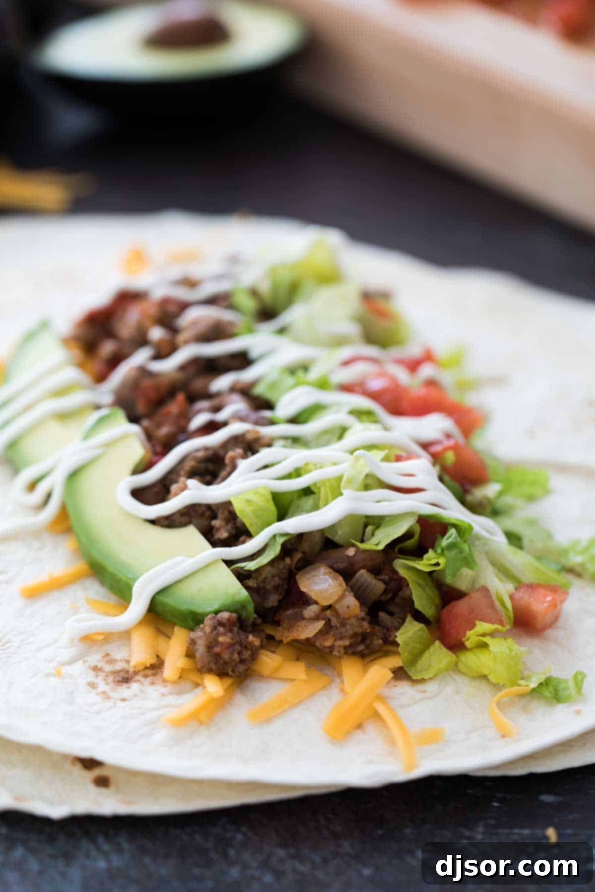 What Goes in a Beef Burrito Ingredients for a savory Beef Burrito with Beans and Sausage