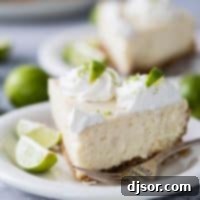 Instant Pot Key Lime Cheesecake 2 Slice of Instant Pot Key Lime Cheesecake