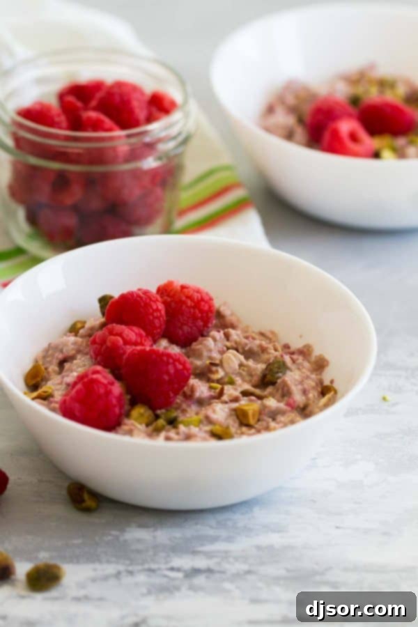 How to make Raspberry Overnight Oats Recipe