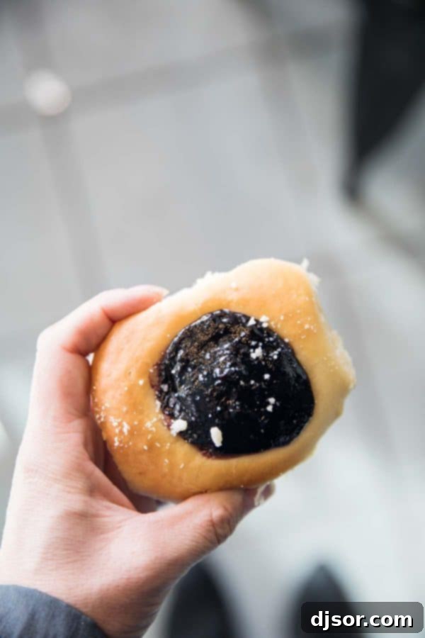 Freshly Baked Blueberry Kolache from Dottie's Kolaches in Heber City