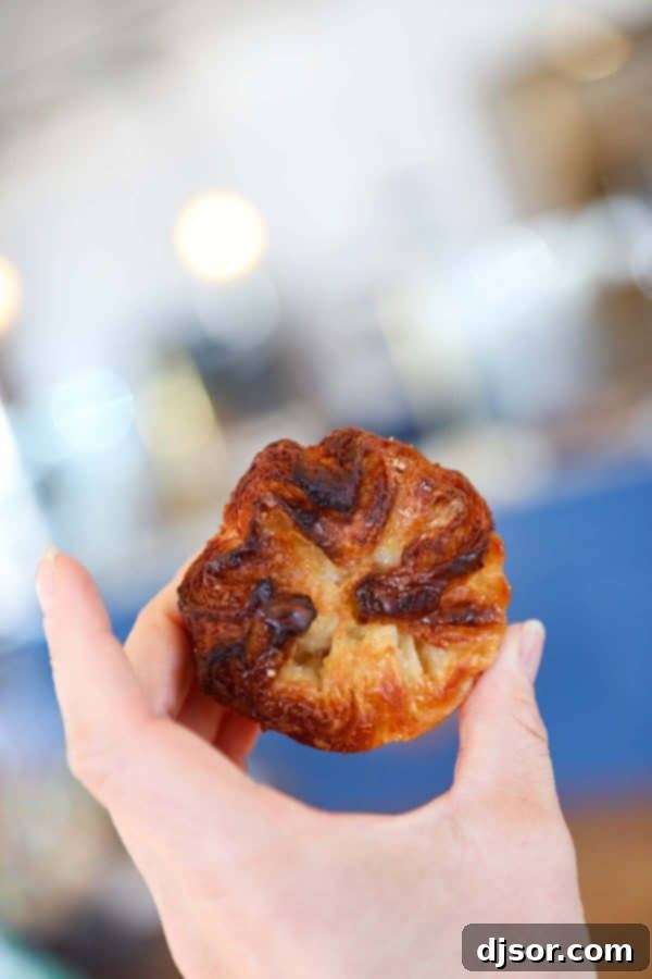 Exquisite Kouign Amann from Belle's Bakery in Heber City, UT