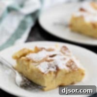 Slice of Overnight French Toast Casserole with Cream Cheese