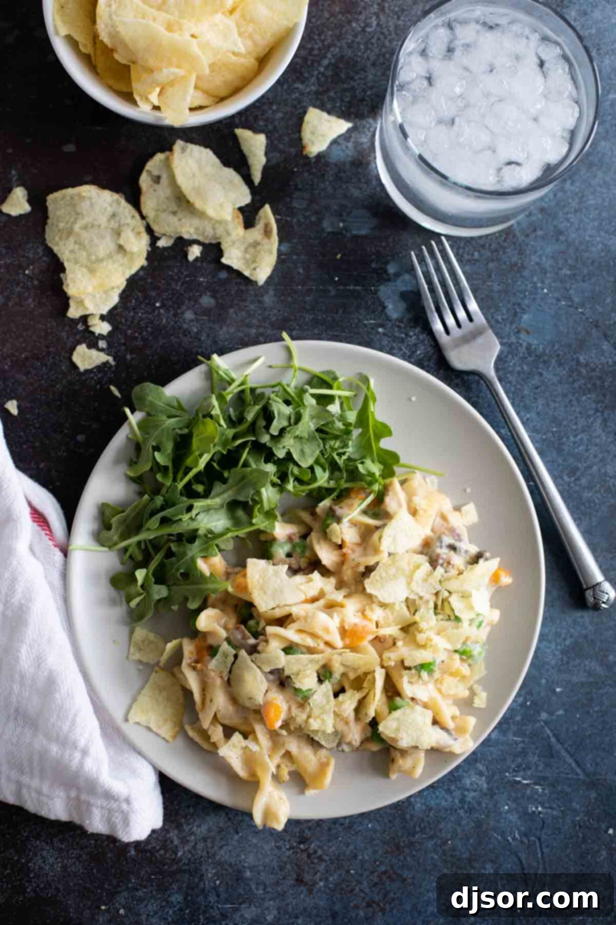 Creamy, cheesy and always comforting, this Instant Pot Tuna Noodle Casserole is so easy you’ll never bake it again. And bonus - this recipe is made from scratch! Instant Pot Tuna Noodle Casserole recipe image.