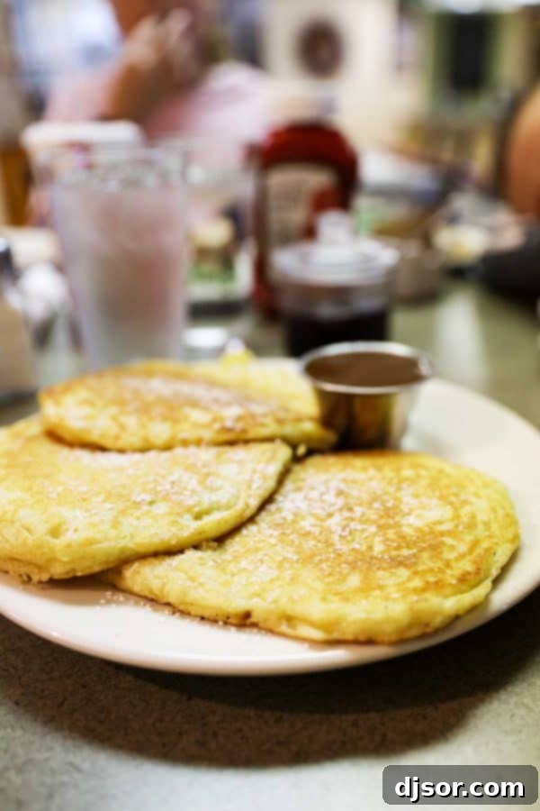 Delectable Lemon Pancakes from Lazy Day Cafe Salt Lake City