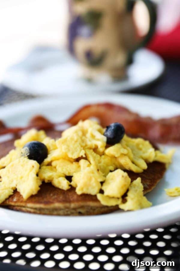 Kids pancakes and eggs from Sweet Lake Biscuits and Limeade - Salt Lake City