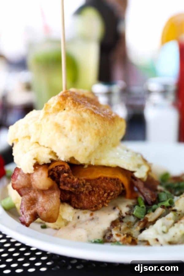 The Hoss - Signature dish at Sweet Lake Biscuits and Limeade SLC