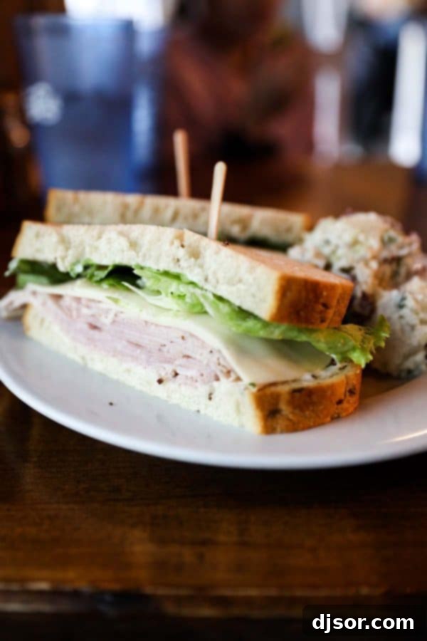 Ham Sandwich at Feldman's Deli - Family Lunch in SLC