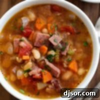 Homestyle Ham and Bean Soup 2 Bowl of Ham and Bean Soup