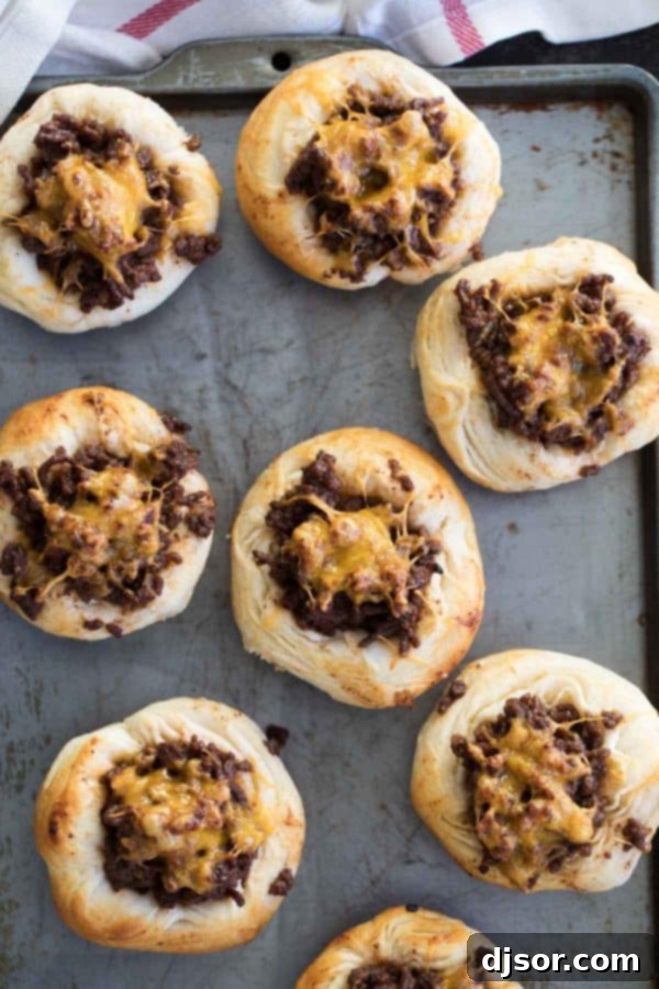 Dinner made easy - a ground beef and barbecue mixture is loaded into refrigerated biscuits and baked in these BBQ Beef Biscuit Cups. How to make BBQ Beef Biscuit Cups