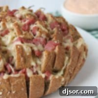 Reuben Pull Bread | www.tasteandtellblog.com