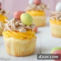 Bird's Nest Cupcakes | www.tasteandtellblog.com