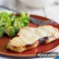 Golden Glazed Honey Mustard Pork Chops 3 grilled honey mustard pork chops