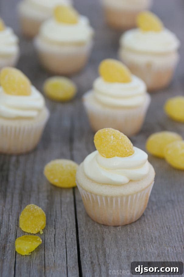 Smooth Lemon Buttercream with a tart and refreshing lemon flavor, ideal for frosting cakes and cupcakes