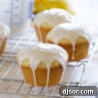 Beautifully glazed lemon cake with vibrant lemon zest