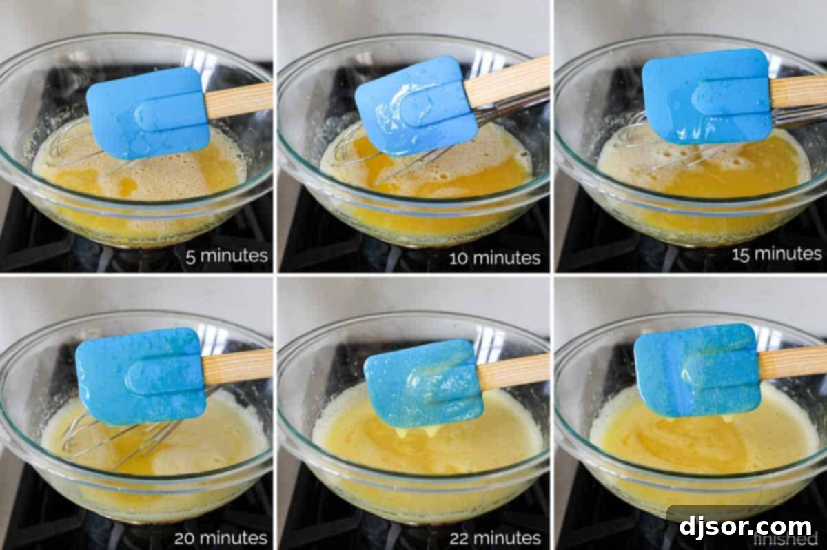 thickening lemon curd