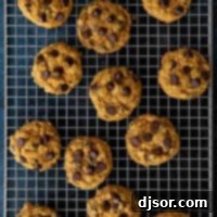 Spiced Pumpkin Oatmeal Chocolate Chip Cookies 2 Oatmeal Pumpkin Chocolate Chip Cookies cooling on a rack, freshly baked.