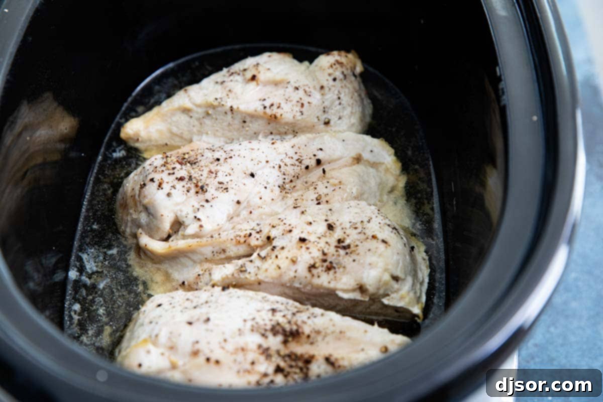 slow cooker chicken breasts