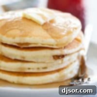 Fluffy Pancake Perfection 2 fluffy pancakes