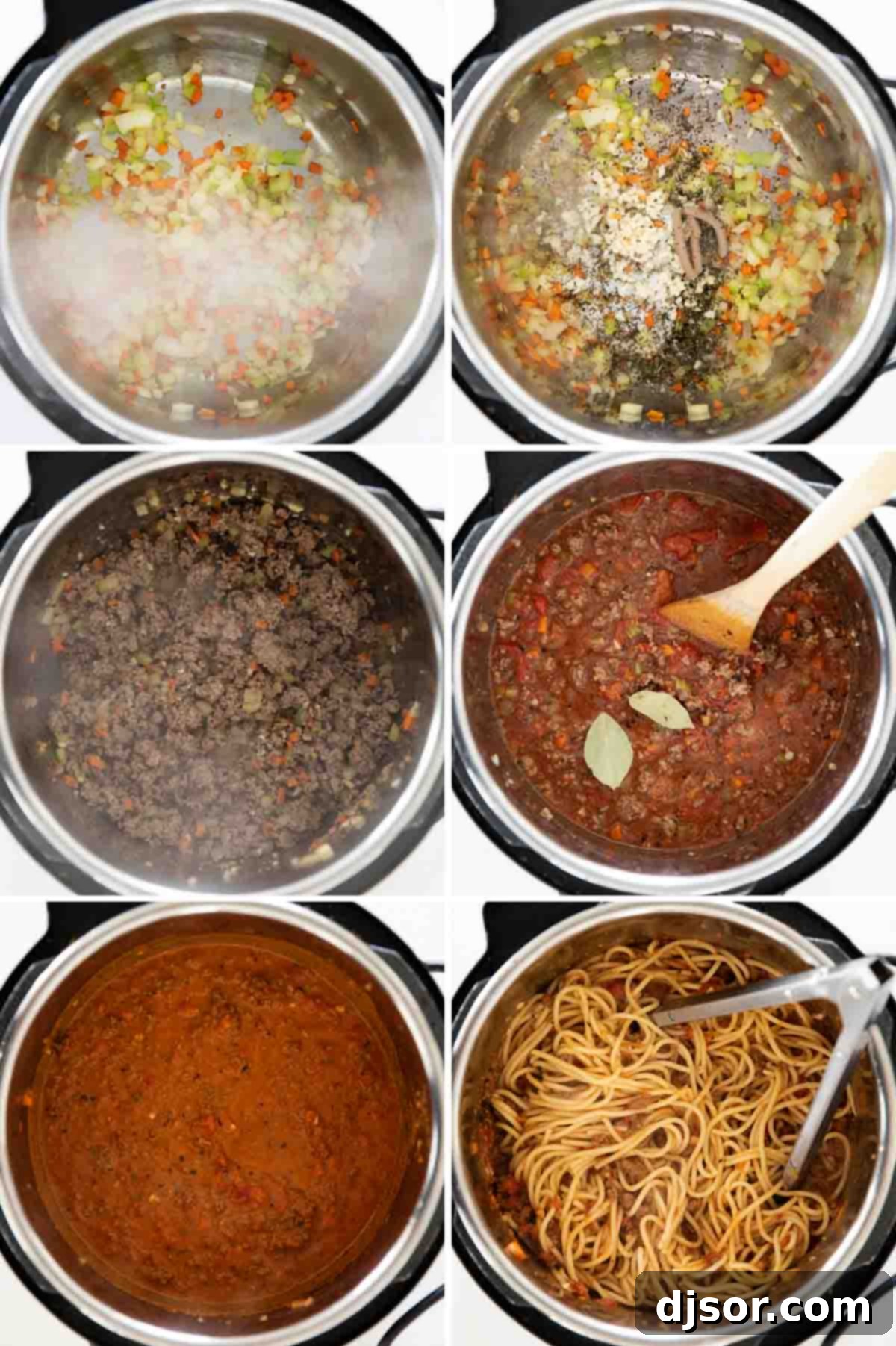 steps to make Instant Pot Bolognese Recipe