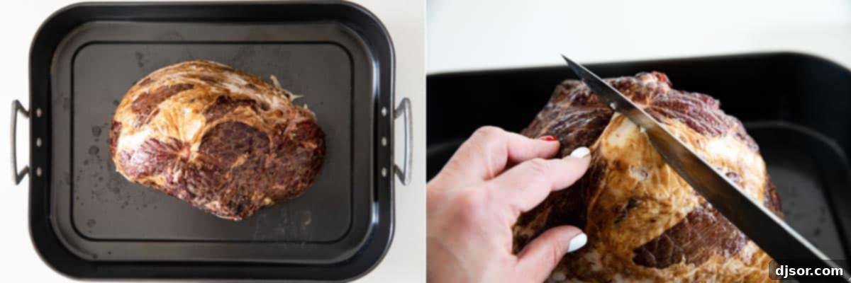 How to Score a Ham for Best Glaze Absorption Scoring the surface of a ham before glazing to maximize flavor.