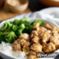 Sticky Teriyaki Chicken Bowls 2 Easy dinner - Teriyaki Chicken Bowls with rice and broccoli