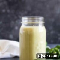 Verde Enchilada Sauce 9 jar full of homemade green enchilada sauce