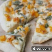 Roasted Butternut Squash and Sage Pizza 4 Butternut Squash and Sage Pizza, ready to be prepared.