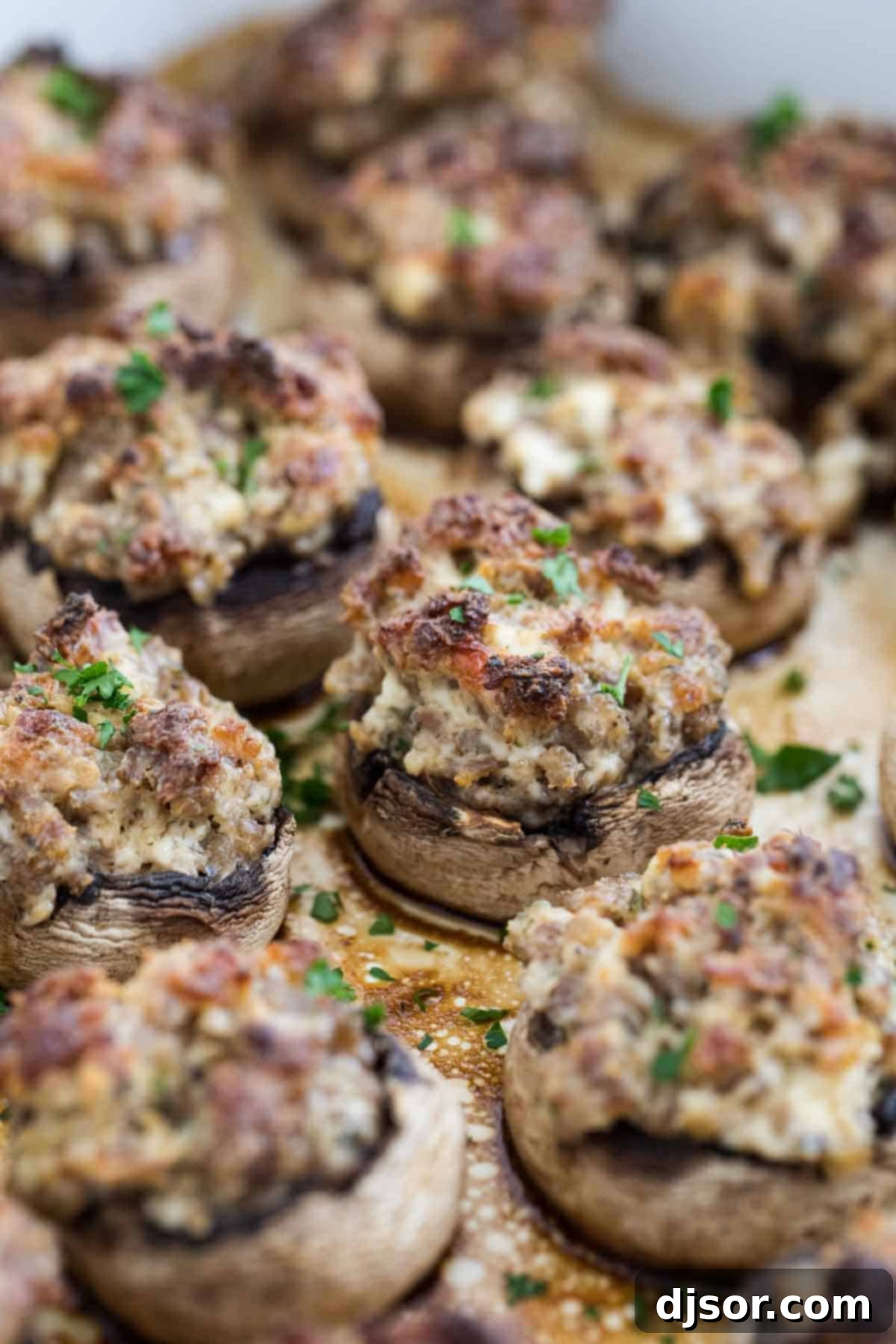 How to make Sausage Stuffed Mushrooms step by step