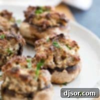 Best Sausage Stuffed Mushroom recipe