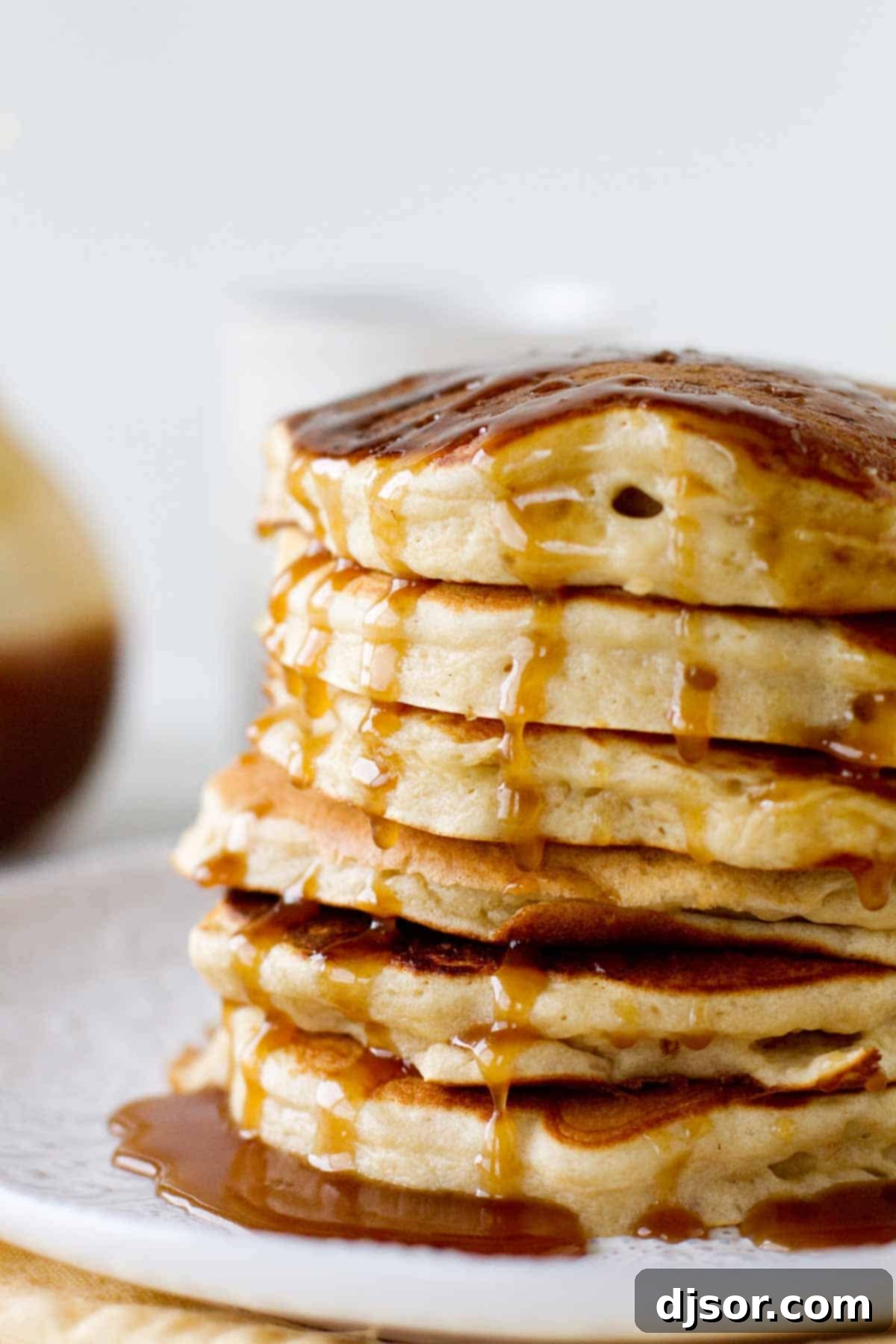 Apple Pancakes on a Plate