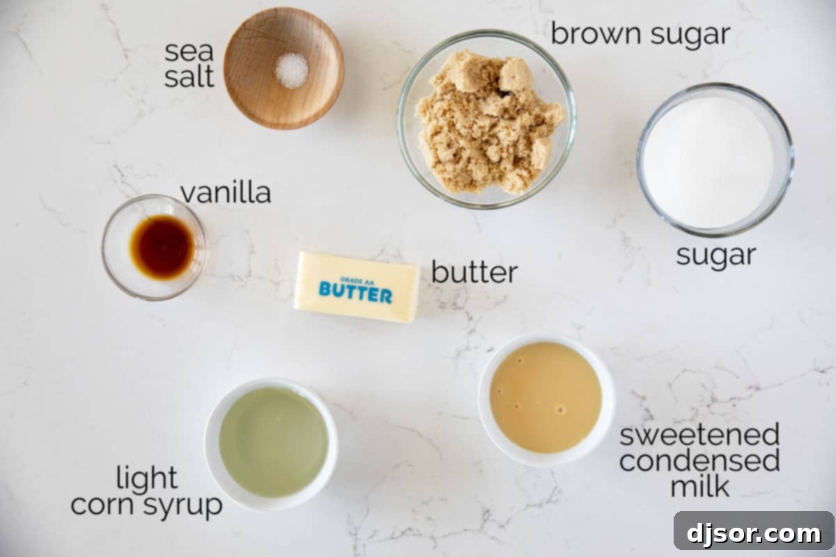 Perfect every time, these microwave caramels couldn’t get much easier! A few minutes of hands on time and you have caramel candy that tastes like you bought it at a fancy candy store. Ingredients for Microwave Caramels.